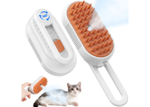 猫用ブラシ スチーム 猫用ブラシ 犬用ブラシ ペット用ブラシ 5 in 1 スチーム付き 猫用ブラッシング 取り外し簡単 ブラッシングブラシ